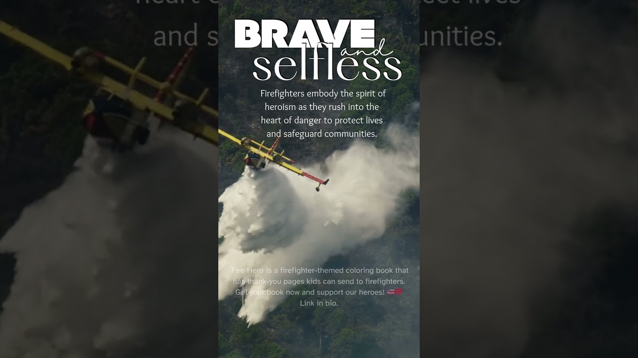 🔥 Fire Hero: A Coloring Book to Honor Our Firefighters 🚒