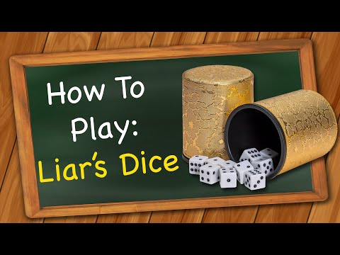 How to play Liar's Dice