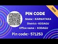 Karnataka Kodagu Ka Pin Code 571253 Kodagu Ka Post Office