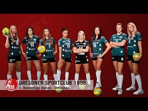 Photoshooting Dresdner SC Volleyball für die Saison 2014/15