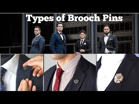 Types of brooch pins