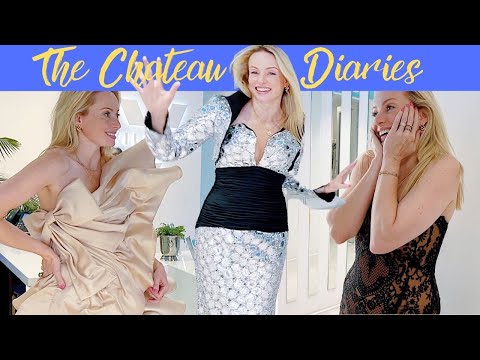 Trying on INCREDIBLE ONE-OF-A-KIND DESIGNER DRESSES and celebrating 50 MILLION CHANNEL VIEWS!!!