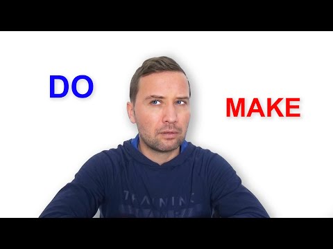 DO OR MAKE - MI A KÜLÖNBSÉG? ANGOL