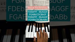 Rescue the Perishing - Easy Piano tutorial