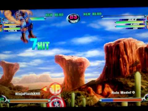 Marvel vs. Capcom 2 Casuals: RSJ GeneralRoxus vs RSJ ViewtifulFlash (TheNinjaFlashX)