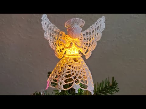 Angel Christmas Tree Topper Introduction Video | Crochet Angel Christmas Tree Topper
