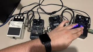 Video thumbnail for Noise Gate Comparison (After Distortion & Using Loop) MXR Noise Clamp, Boss NS-2 & EHX The Silencer by Santiago Moreno