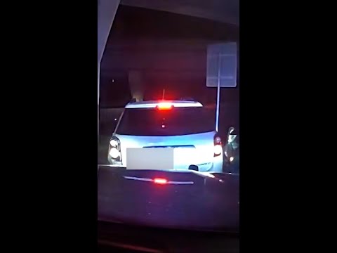 Police stop wrong-way driver with patrol cars