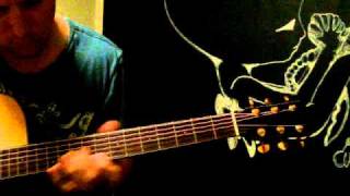 How to play untitled 3/samskeyti on guitar - with tabs