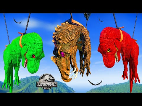 New Species! T-Rex vs Chilantaisaurus, Dracodentitan vs Tyrannotitan, Teratophoneus vs Deinosuchus