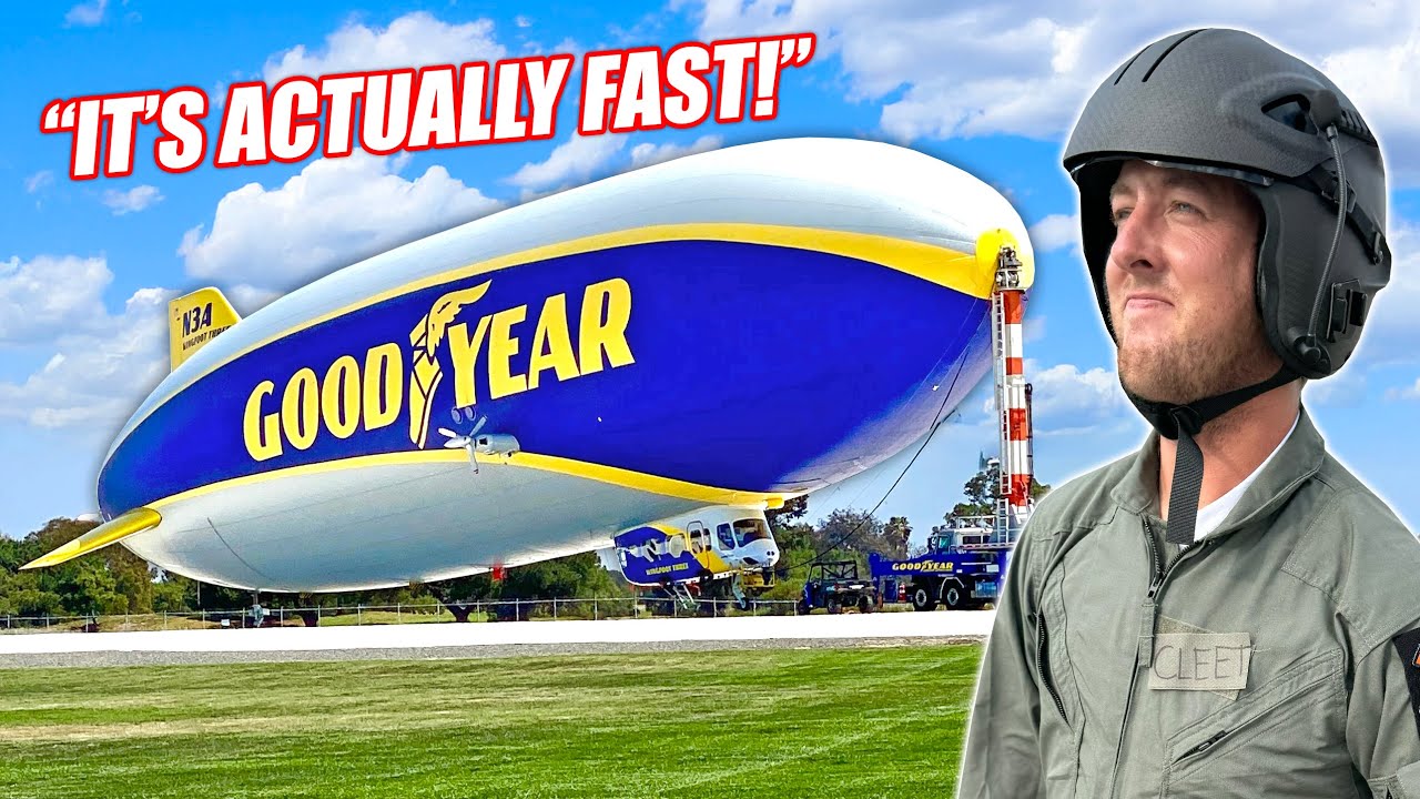 I Piloted the Goodyear Blimp!