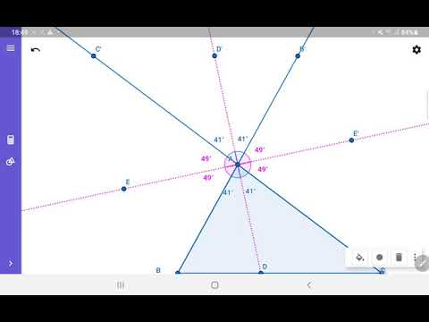 BISECTOAREA unui UNGHI