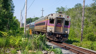 UNREAL Horn Show From MBTA’s Last Operating Single Level Cab Car — 3 Railroads on One Train!