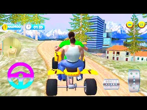 ATV City Mountain Bike Taxi Racing Game | Atv Bike 3D Games | ATV Bike Super Taxi Game