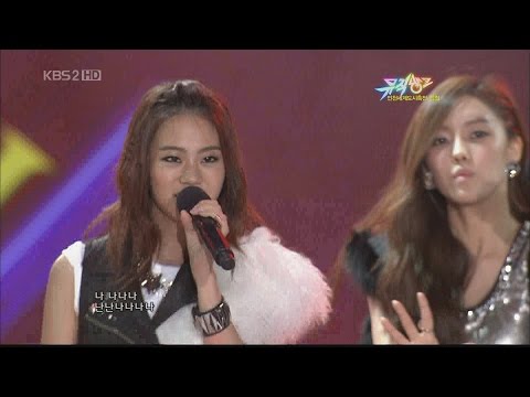 090814 KARA, 4MINUTE, T-ARA & 채연 - 둘이서(Two of Us)