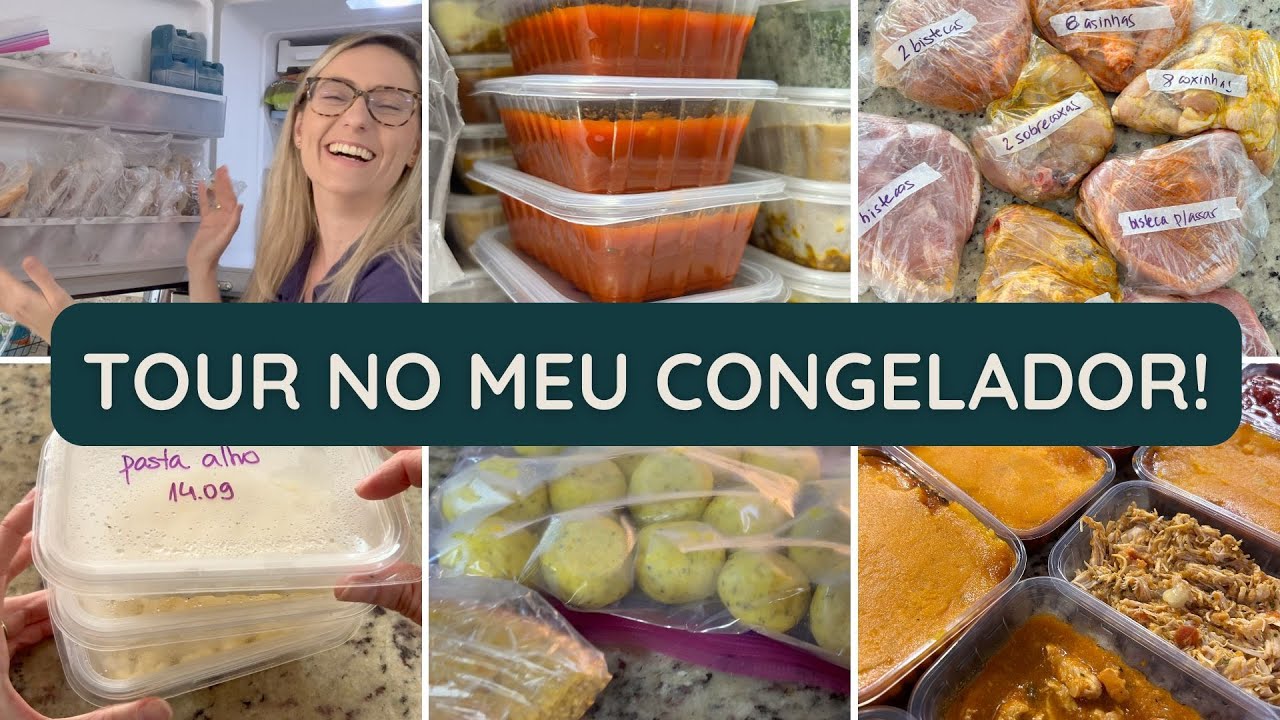 10 COMIDAS QUE NÃO PODEM FALTAR NO MEU CONGELADOR | Praticidade para poupar tempo na cozinha