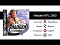 Madden NFL 2000 1999 PS1
