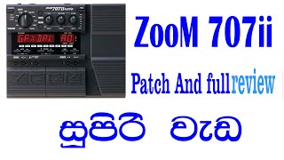 Video thumbnail for Zoom 707 ii Patch And Full Review by Danu Online Guitar Lesson