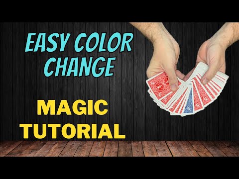 Easy Color Change 🪄 Simple Beginner Magic Card Trick Tutorial