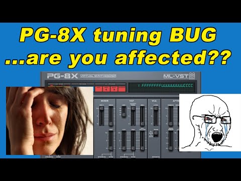 PG-8X VST - Tuning bug!