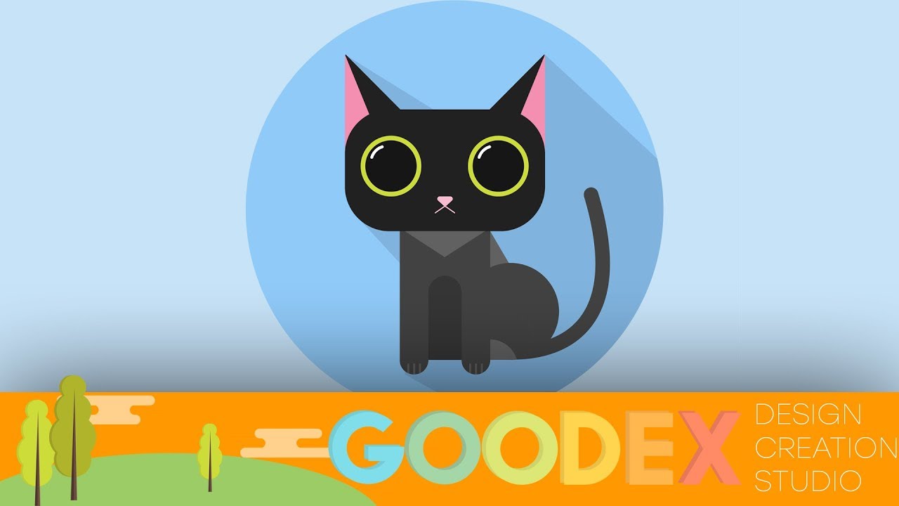 Lesson on creating Black Cat | Adobe Illustration