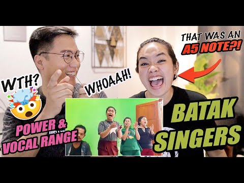 BATAK SINGERS - Buni Di Ate-Ate | SINGERS REACTION