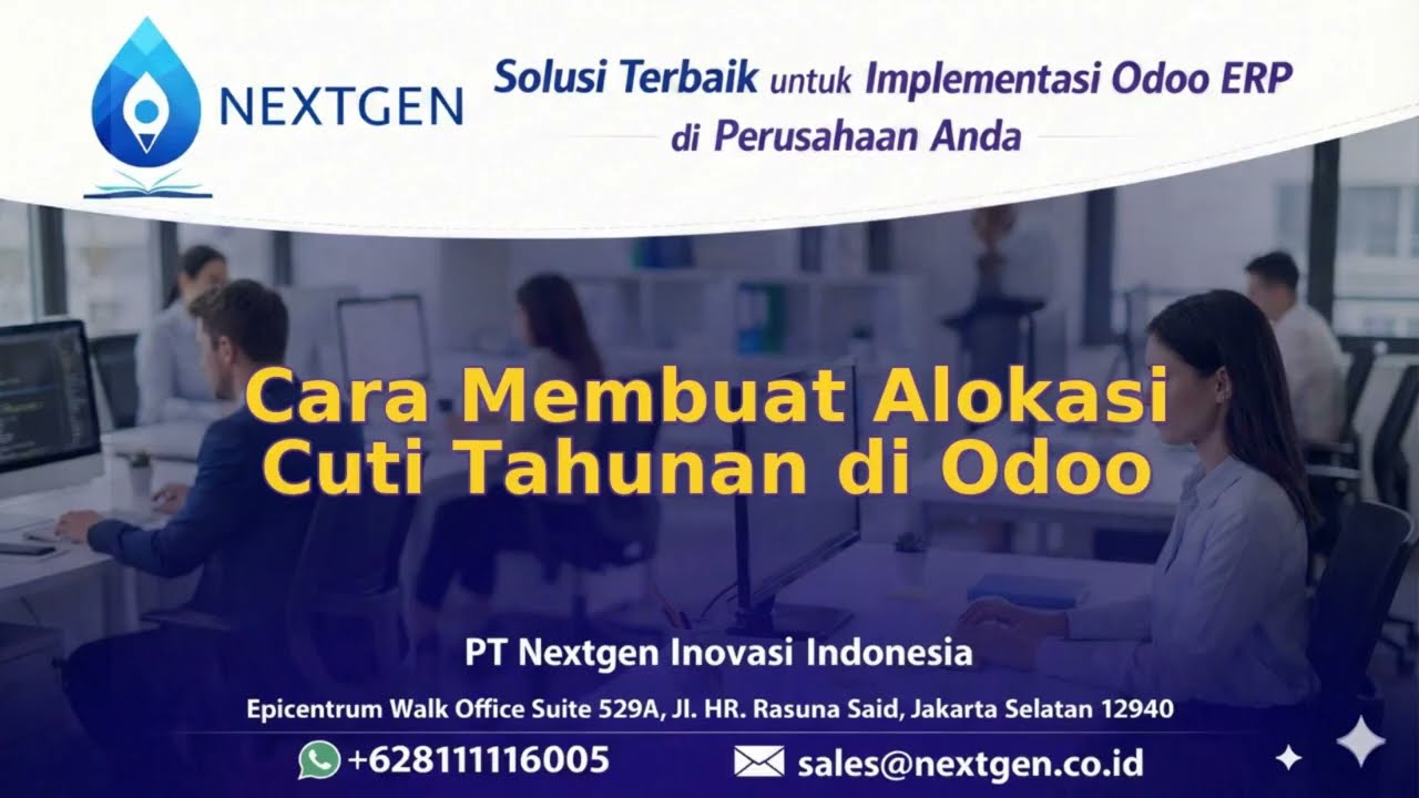 09 - Cara Membuat Alokasi Cuti Tahunan di Odoo
