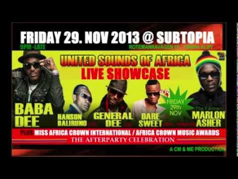 UNITED SOUNDS OF AFRICA. FRI 29TH NOV @ SUBTOPIA