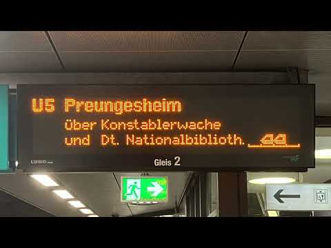 Anzeiger des Frankfurter Stadtbahnsystems (Teil 2)