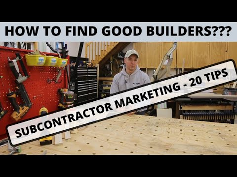 Trade Business: Subs & Builders - 20 Marketing Tips to...