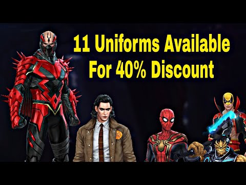 11 Uniforms Available For Discount On October 2022 Mid Update Part 2 - Marvel Future Fight