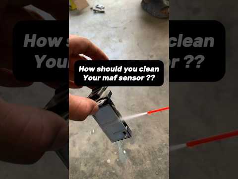 #how to clean maf sensor #mass flow sensor #dirty mass airflow sensor