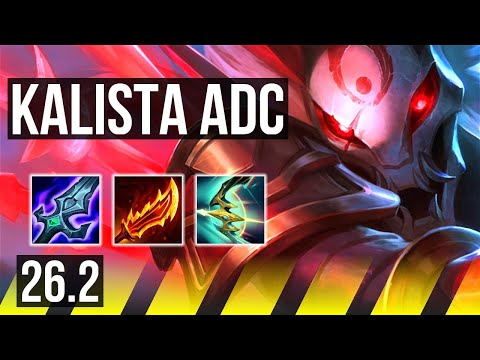KALISTA & Taric vs JINX & Blitzcrank (ADC) | 51K damage, 6k gold comeback | KR Master | 26.2