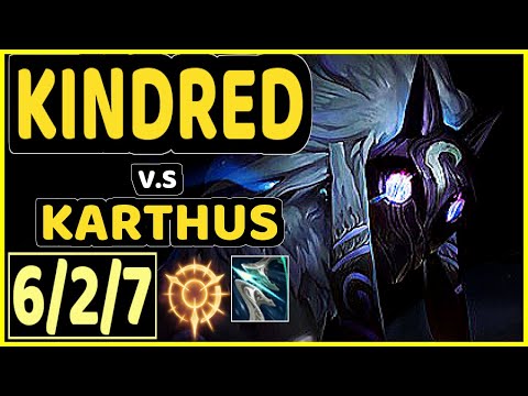 CARIOK (KINDRED) vs KARTHUS - 6/2/7 KDA JUNGLE GAMEPLAY - BR Ranked MASTER