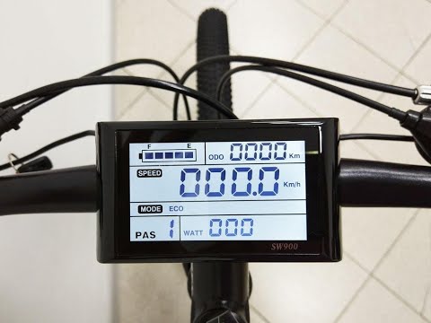 Сборка электровелосипеда 1000Вт с дисплеем SW900