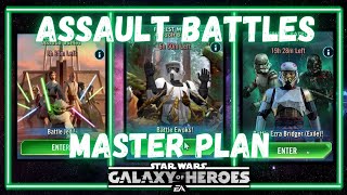 The Songeta Plan to Complete Each Assault Battle