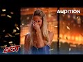 Léa Kyle French Quick Change Magician Gets Heidi Klum S GOLDEN BUZZER On America S Got Talent