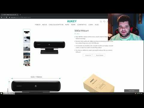 Internetinė kamera Aukey PCW1, Full HD Juoda video