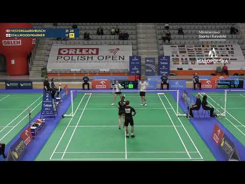 Match point - Vestergaard / Busch vs Stallwood / Warner - XD, SF – Polish Open 2023