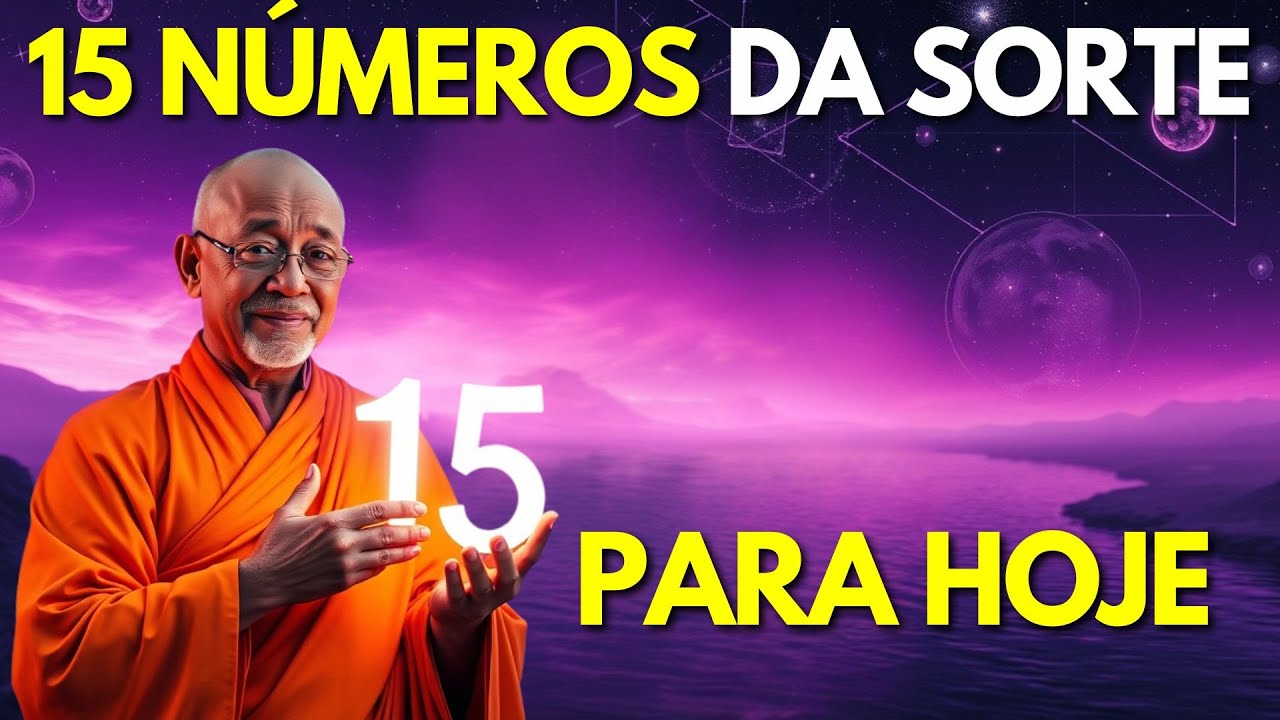 VEJA os 15 NÚMEROS DA SORTE para HOJE! NÃO IGNORE se quiser mudar sua VIDA FINANCEIRA!