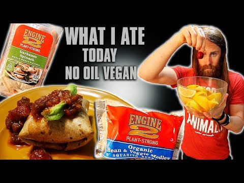 What I EAT in a Day on NO OIL LOW SALT Diet (VEGAN) pt...
