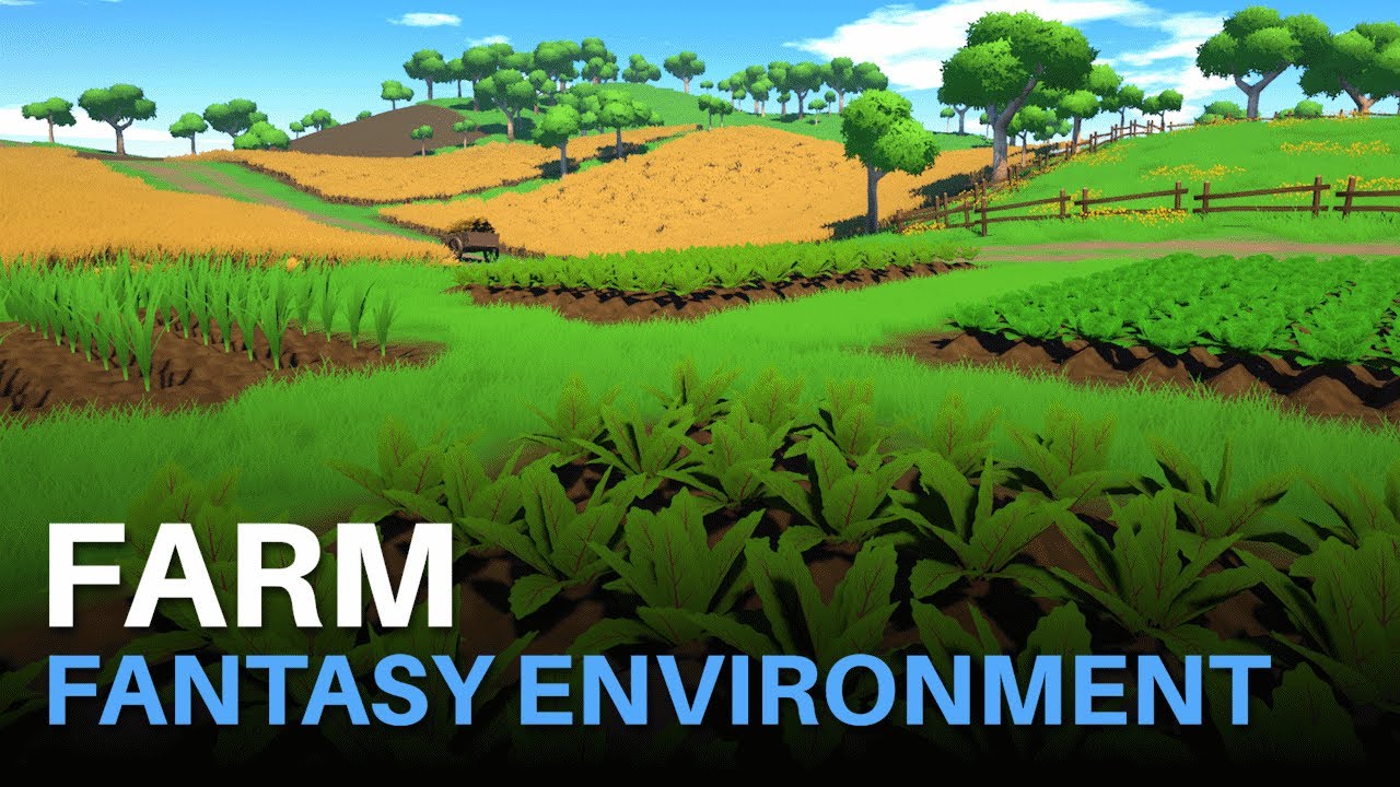 Farm - Stylized Fantasy Environment 3D Model