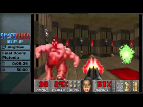 Final Doom: Plutonia (Any%) in 31:28 by KingDime - Shots Fired Marathon