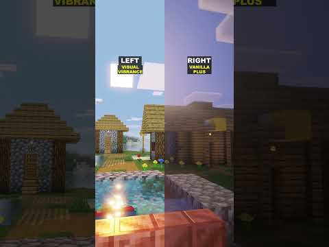 Minecraft Shaders: Visual Vibrance or Vanilla Plus? ↔️ #shorts