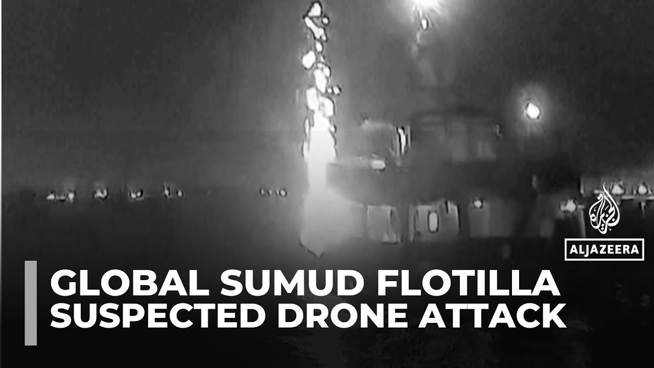 Activists say second Gaza-bound flotilla boat in Tunisia hit by suspected drone strike