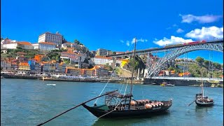 Porto, Portugal walking tour, Summer Vibes, in 4K 60 fps