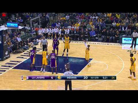 C.J. Watson Highlights Lakers vs. Pacers 12.15.2014 - 12 Points, 4 Assists