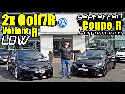 2x Golf 7 R / Unterschiedlicher könnten sie nicht sein