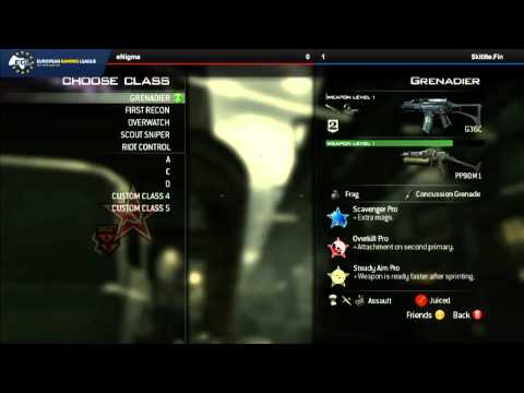 EGL6 : Call of Duty : MW3 (Xbox 360) : eNigma vs Skitlite.Fin : Map 2 - Group Stages