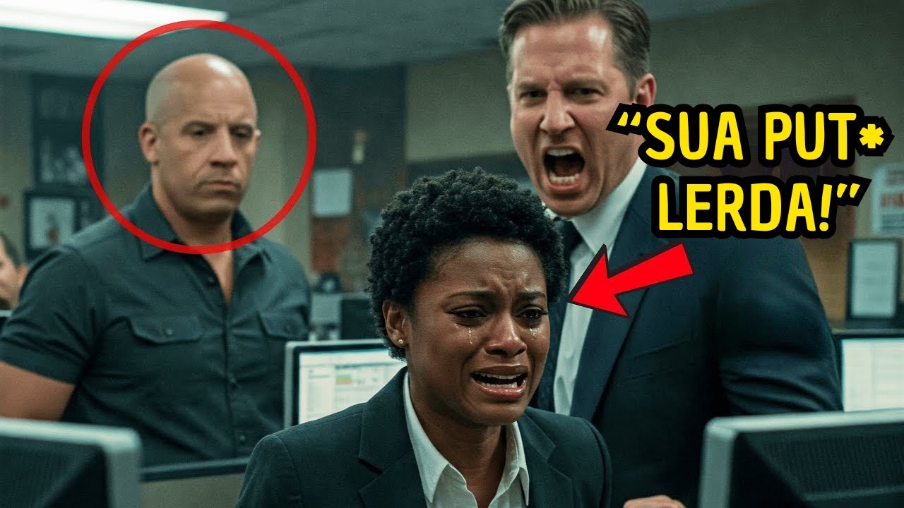 Vin Diesel entra secretamente em seu restaurante - fica paralisado quando ve uma garçonete chorando